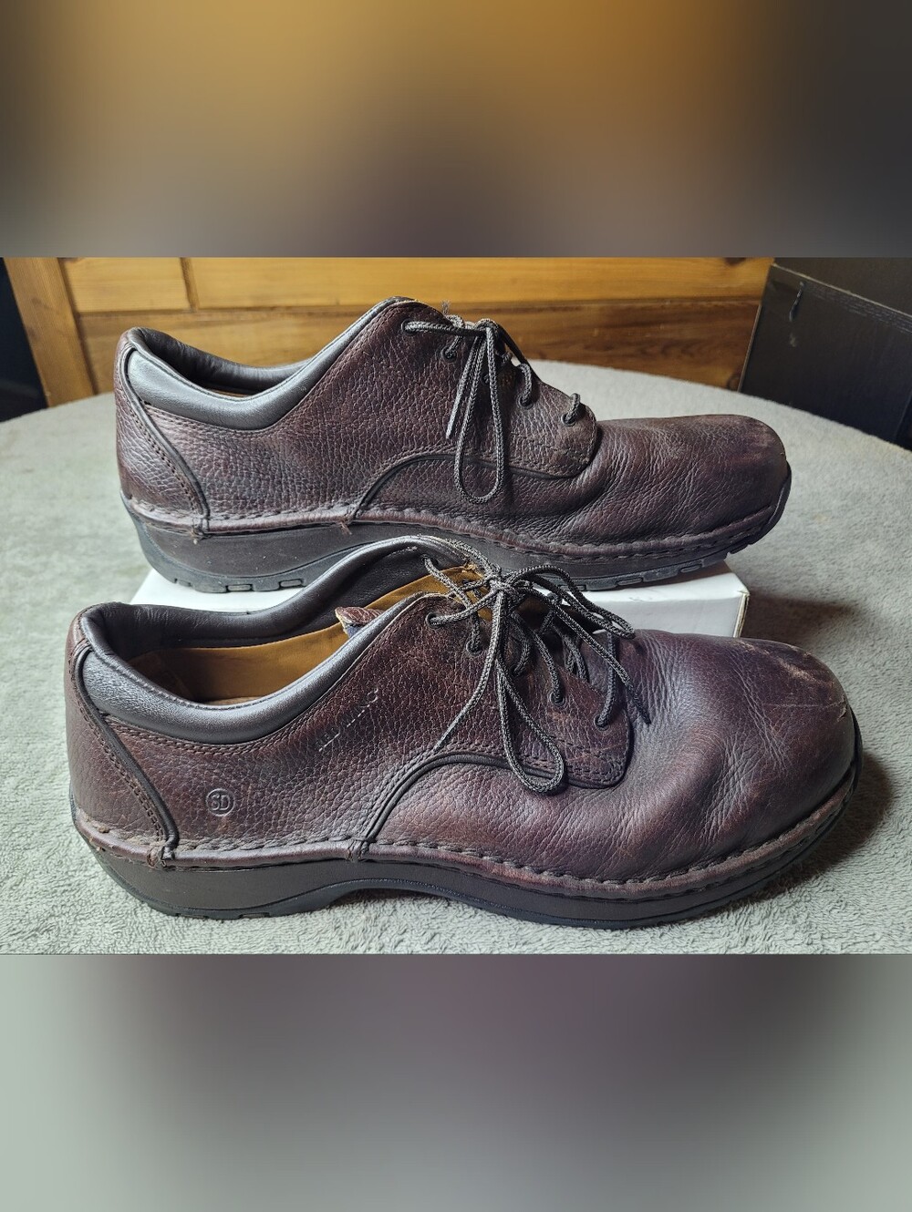 Red Wing 6704 Shoes Mens Size 13 EE Brown Leather Work Steel Toe Safety